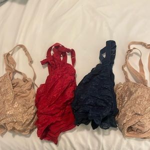 4 Cosabella Nursing Bras size Small (3) and Medium (1)